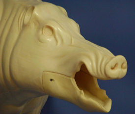 CWB12L Wild Boar - Open Mouth