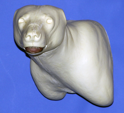 Black Bear Pedestal Open Mouth