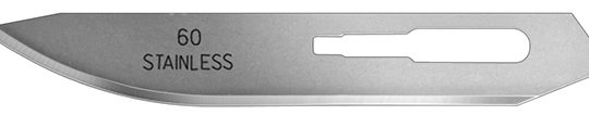 60XT Stainless Steel Blades Box of 100