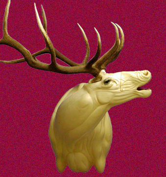 ELK129 Bugling Elk - Left Turn