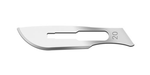 Cincinnati Surgical Size 20 Scalpel Blades Box of 100 - CSS06 20 100