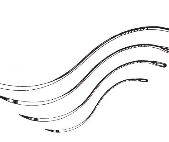 S Needle 3 1/4" Pack of 12