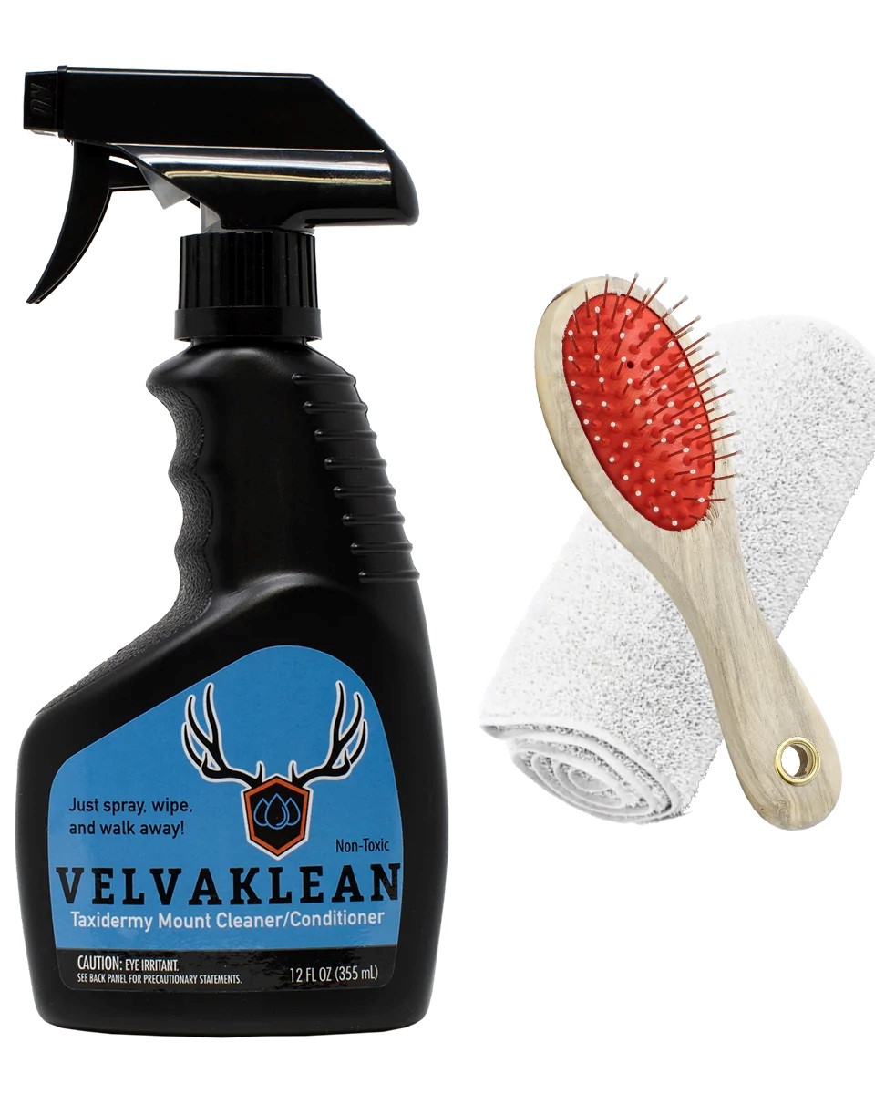 TrophyKlean 12oz. Spray Bottle with Brush and Towel