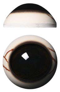 WBV32D White Banded with Veins 32 MM Dark