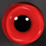 Dark Red eyes on Card 10 MM