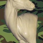 CA044 Antelope Wall Pedestal Hard Left