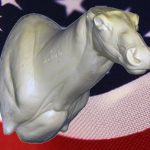 CCB06 Caribou Semi Sneak Right Shoulder Mount