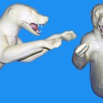 CLB35 Leaping Wall Mount - Peter Knapton