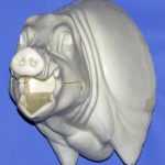 CWB02L Wild Boar - Open Mouth