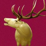 ELK128 Bugling Elk - Right Turn