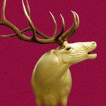 ELK129 Bugling Elk - Left Turn