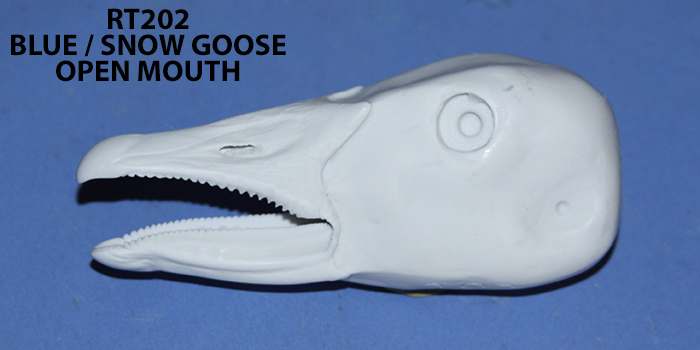 RT202 Blue / Snow Goose Open Mouth