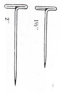2" Steel T-Pins