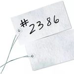 Waterproof Tyvek Prewired Tags 100 Pack TAG100