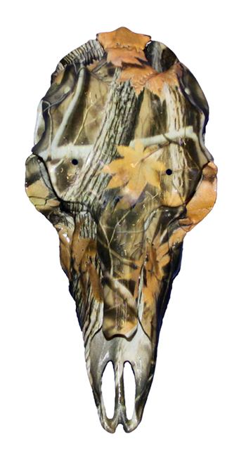 Fall Camo Dipped Skull - Large