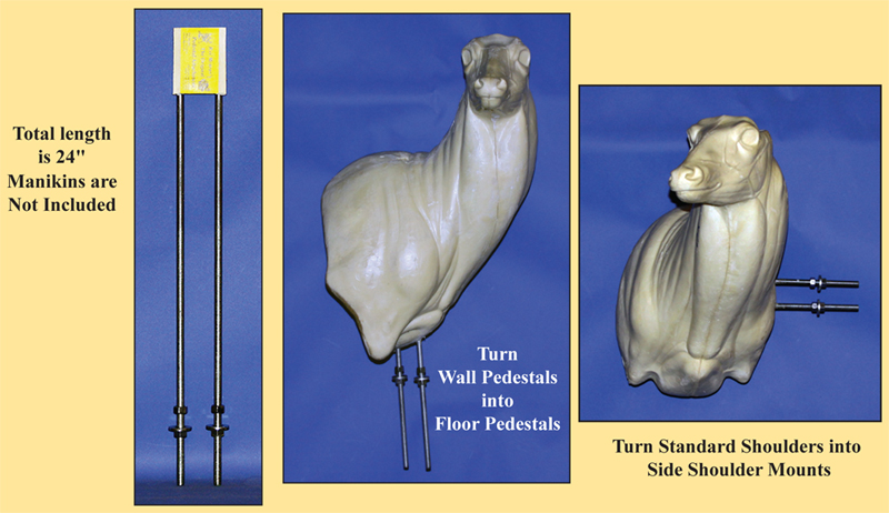 Pedestal Attachment System 1/2" Rods